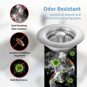 DrainMate – 3 in 1 Kitchen Sink Strainer Tool