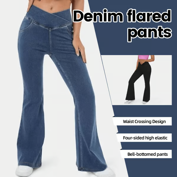SculptEase – Crossover High Waisted Jeans