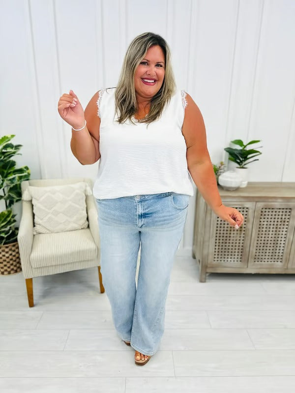 CurveEase – Plus Size Tummy Control Vintage Jeans