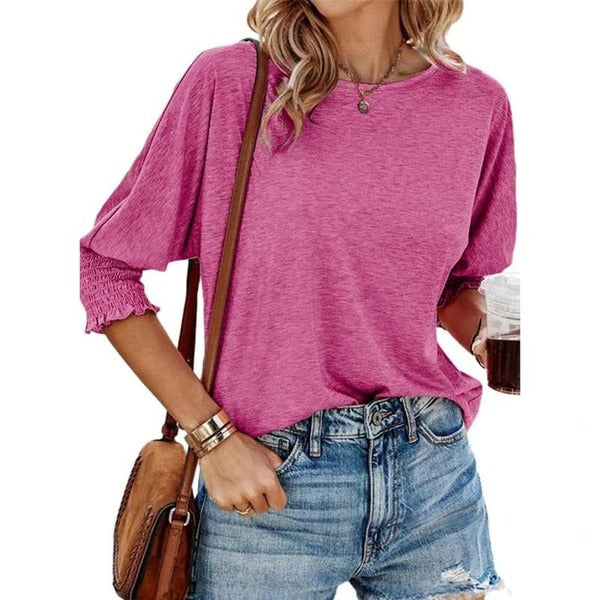 UrbanMuse – Basic Business Tee with Crewneck Charm