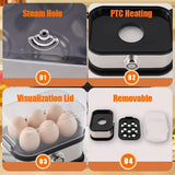 EggEase – Stainless Steel Rapid Egg Cooker
