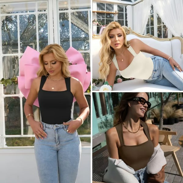 SculptLuxe – Seamless Tummy Control Bodysuit Tank