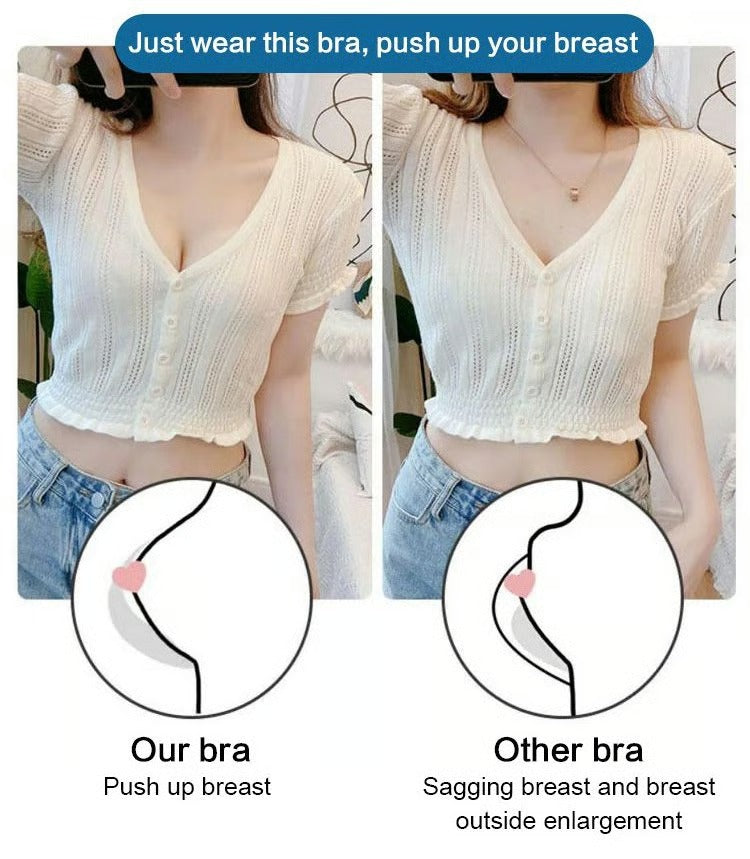 LiftLuxe – Wireless Push Up Gather Bra