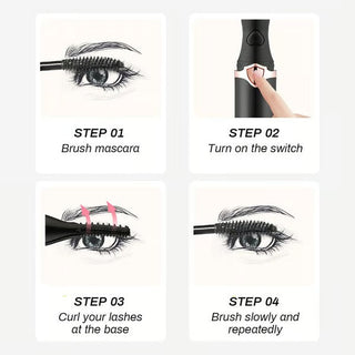 GlamCurl – Heated Eyelash Curler for Lift & Volume (1+1 FREE)