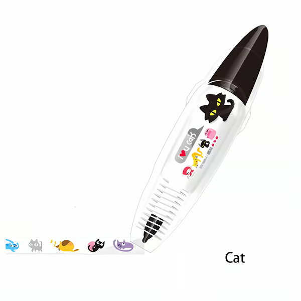 DoodleZoo – Press Type Animal Deco Pen
