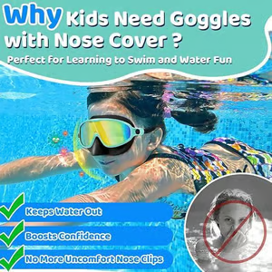 SplashGuard – Large Frame Waterproof Goggles for Kids