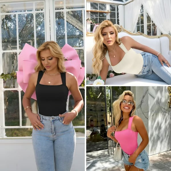 SculptLuxe – Seamless Tummy Control Bodysuit Tank