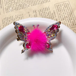 FlutterGleam – Flying Butterfly Hairpin