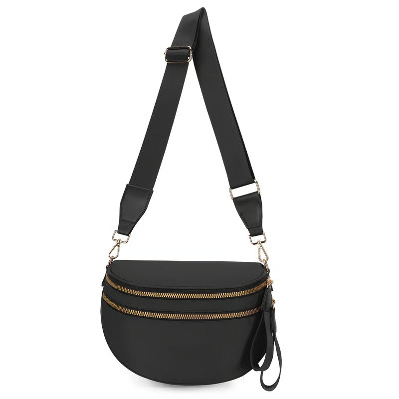 IrisLuxe – Best Version Crossbody with Double Zips