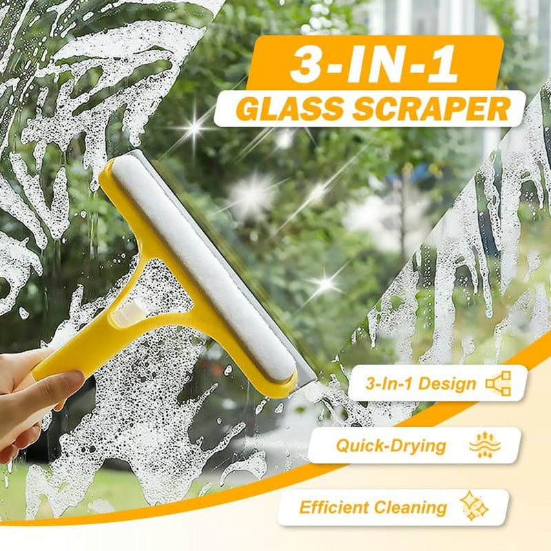 ClearSwipe | 3-in-1 Window Scraper & Cleaner