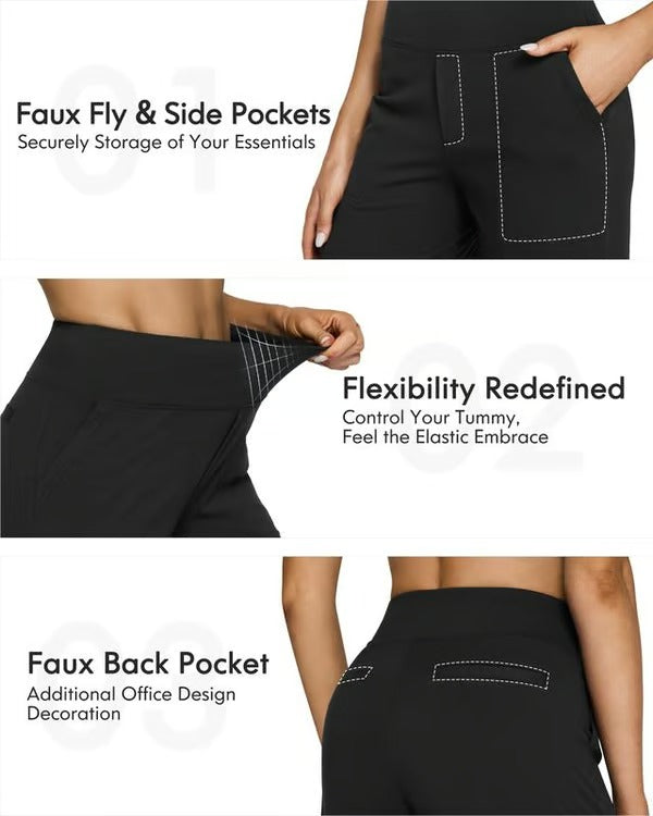 FlexElegance – High Waist Business Yoga Pants