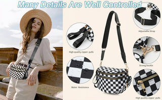 IrisLuxe – Best Version Crossbody with Double Zips