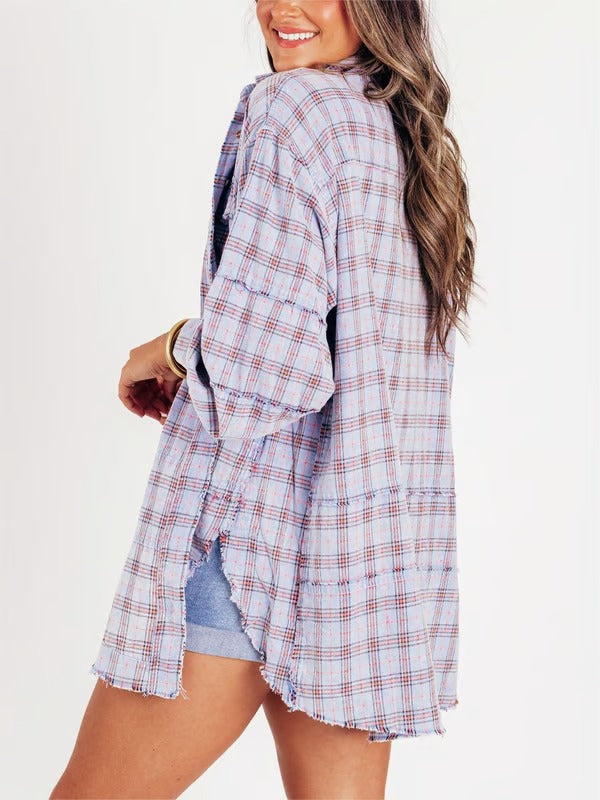 StreetLoom – Washed Oversized Shacket with Pockets