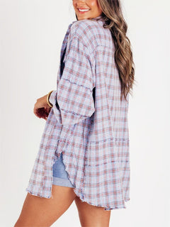 StreetLoom – Washed Oversized Shacket with Pockets