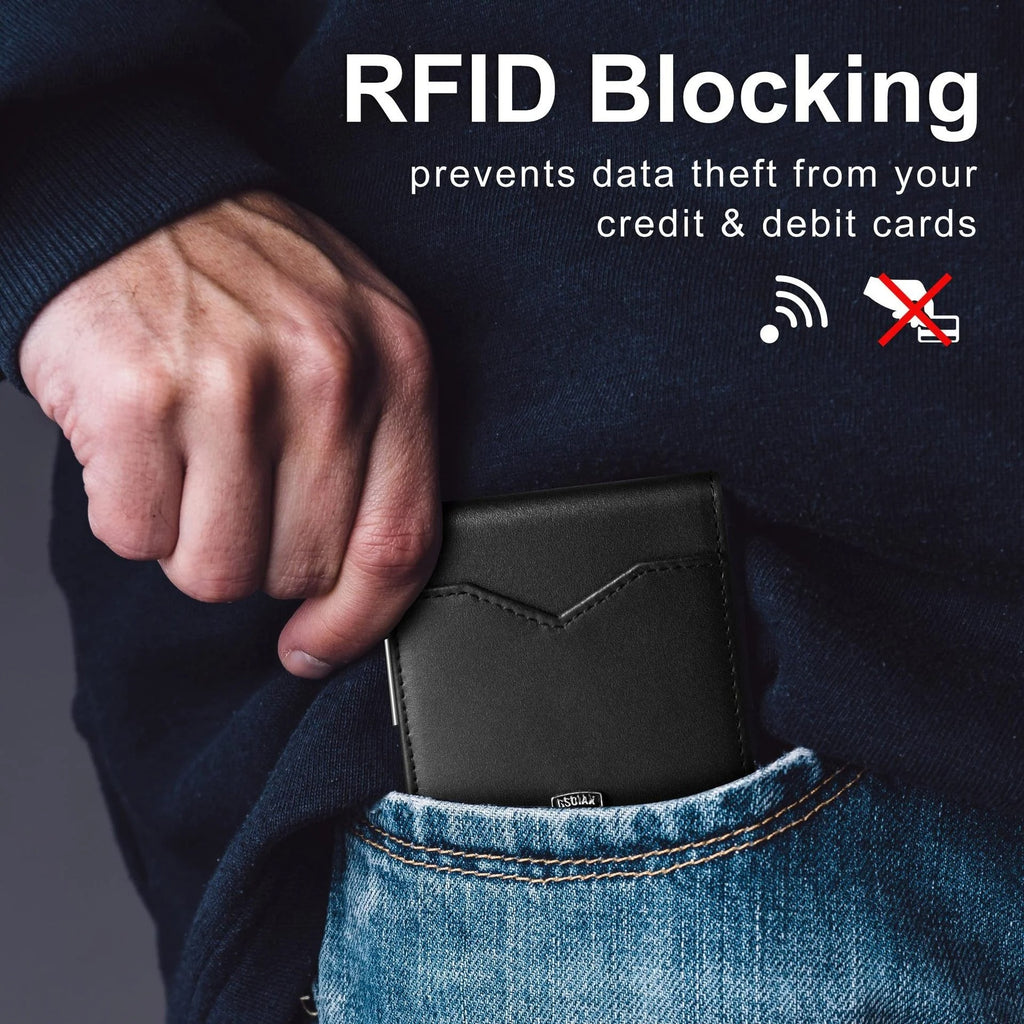 SlimLock – RFID Blocking Carbon Wallet for Men