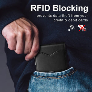 SlimLock – RFID Blocking Carbon Wallet for Men