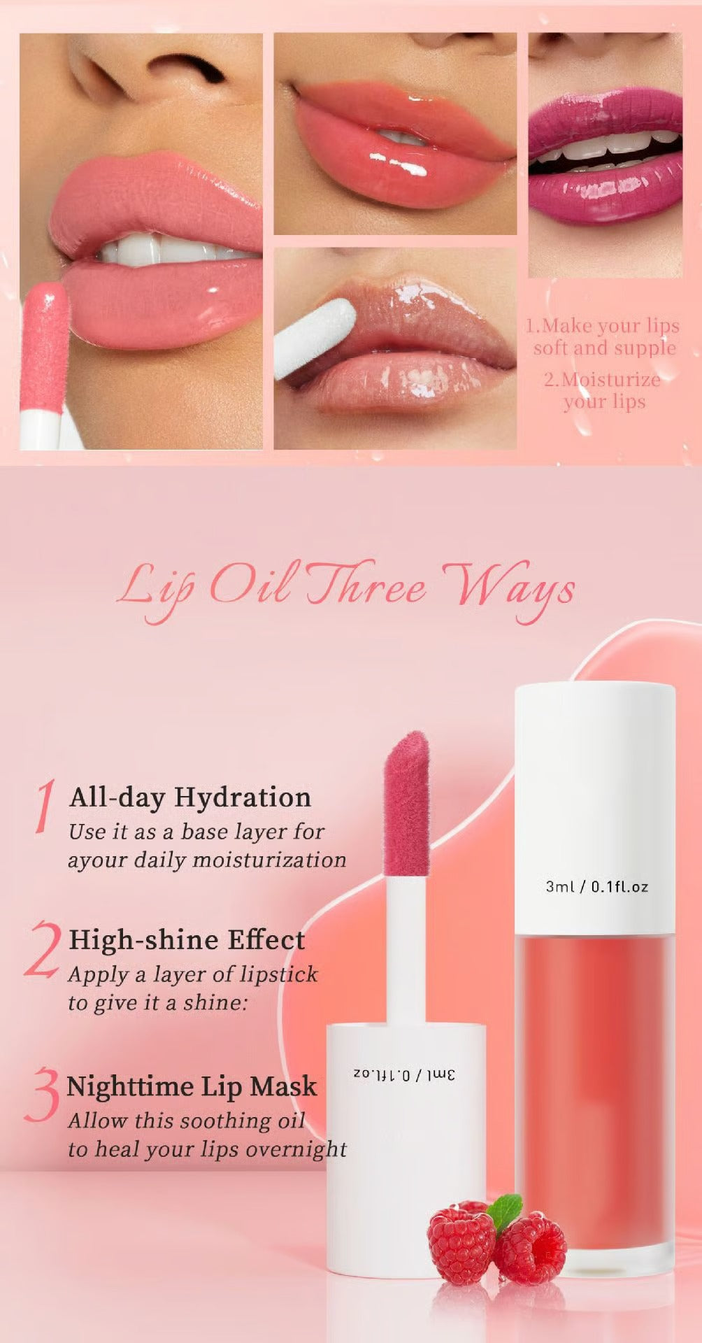 GlowKiss – Tinted Lip Gloss for Plump, Hydrated Shine