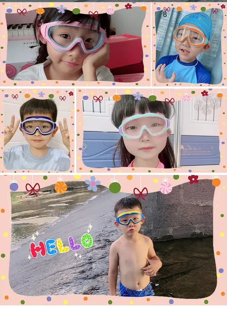 SplashGuard – Large Frame Waterproof Goggles for Kids