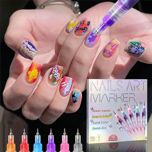 ColorDazzle – Precision Nail Art Pens in 12 Shades