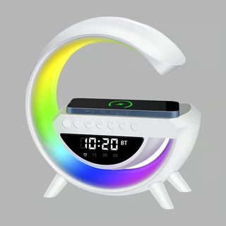 EchoGlow –  Wireless Charging Bluetooth Speaker