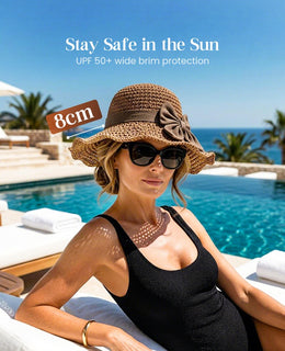 BelleBrim – Elegant Woven Sun Hat