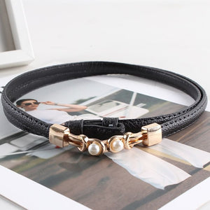 BellaWaist – Pearl Buckle Fashion Belt for Women