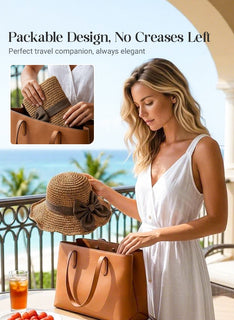 BelleBrim – Elegant Woven Sun Hat