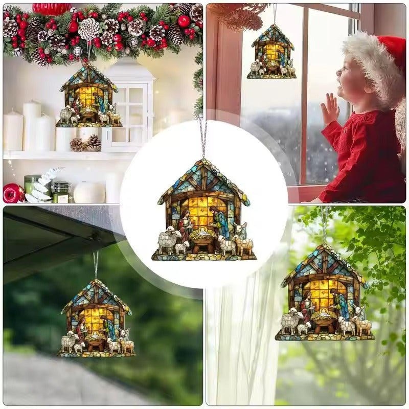 HolyLight – Nativity Christmas Suncatcher