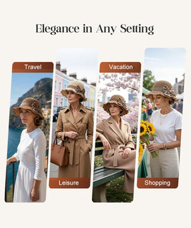 BelleBrim – Elegant Woven Sun Hat