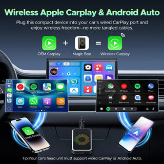 DriveCast Pro – CarPlay & Android Auto Adapter