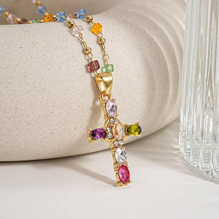 HopeSpectrum – Zircon Cross Pendant