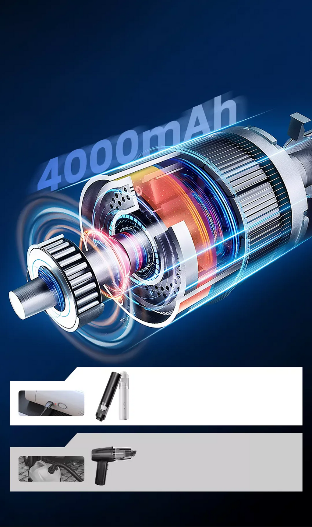 DustAway – Cordless Handheld Vacuum Cleaner