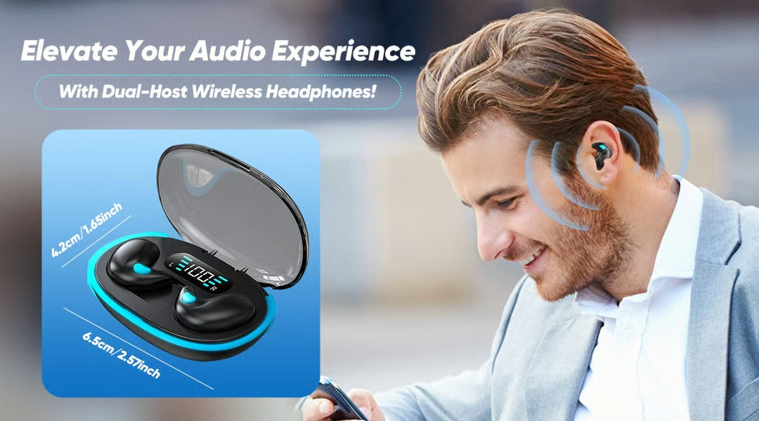 SleepWave – Wireless Bone Conduction Sleep Earbuds