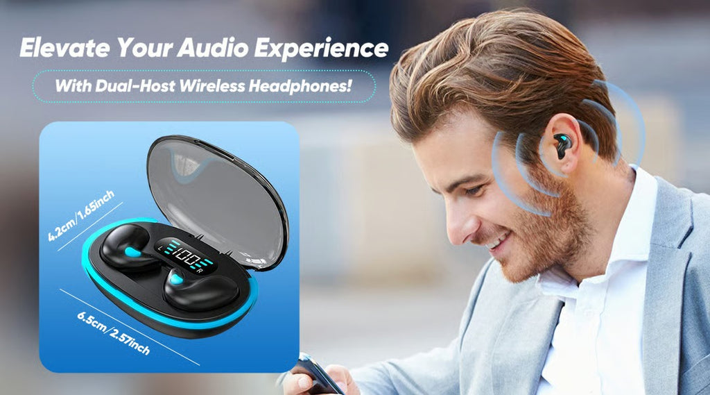 SleepWave – Wireless Bone Conduction Sleep Earbuds