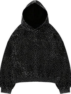 SparkleWear – Glitter Long Sleeve Hoodie