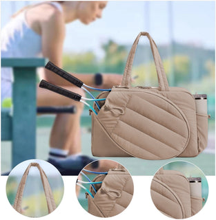 42L Tennis & Padel Sports Bag – Waterproof Multi-Compartment Gym Travel Bag with Shoe Pocket 🎾