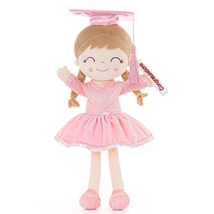 Graduation Plush Doll with Bouquet – Cute Graduation Keepsake Gift 🎓💐