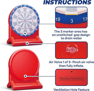 Inflatable Pool Dart Game Set – Fun Summer Toss Game for Kids & Family 🎯💦