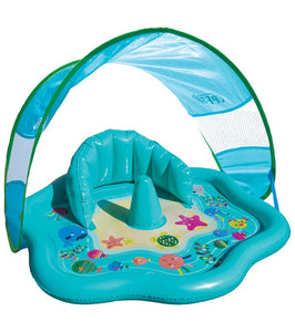 🐳 Baby Splash Play Mat with Canopy | Safe & Fun First Water Experience