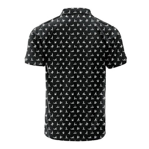 SwingVibe – Statement Print Polo Shirt