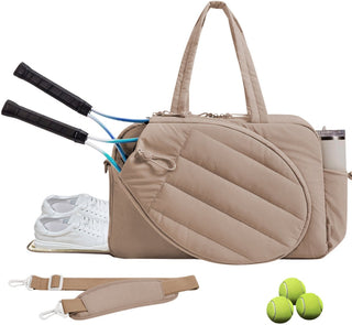 42L Tennis & Padel Sports Bag – Waterproof Multi-Compartment Gym Travel Bag with Shoe Pocket 🎾