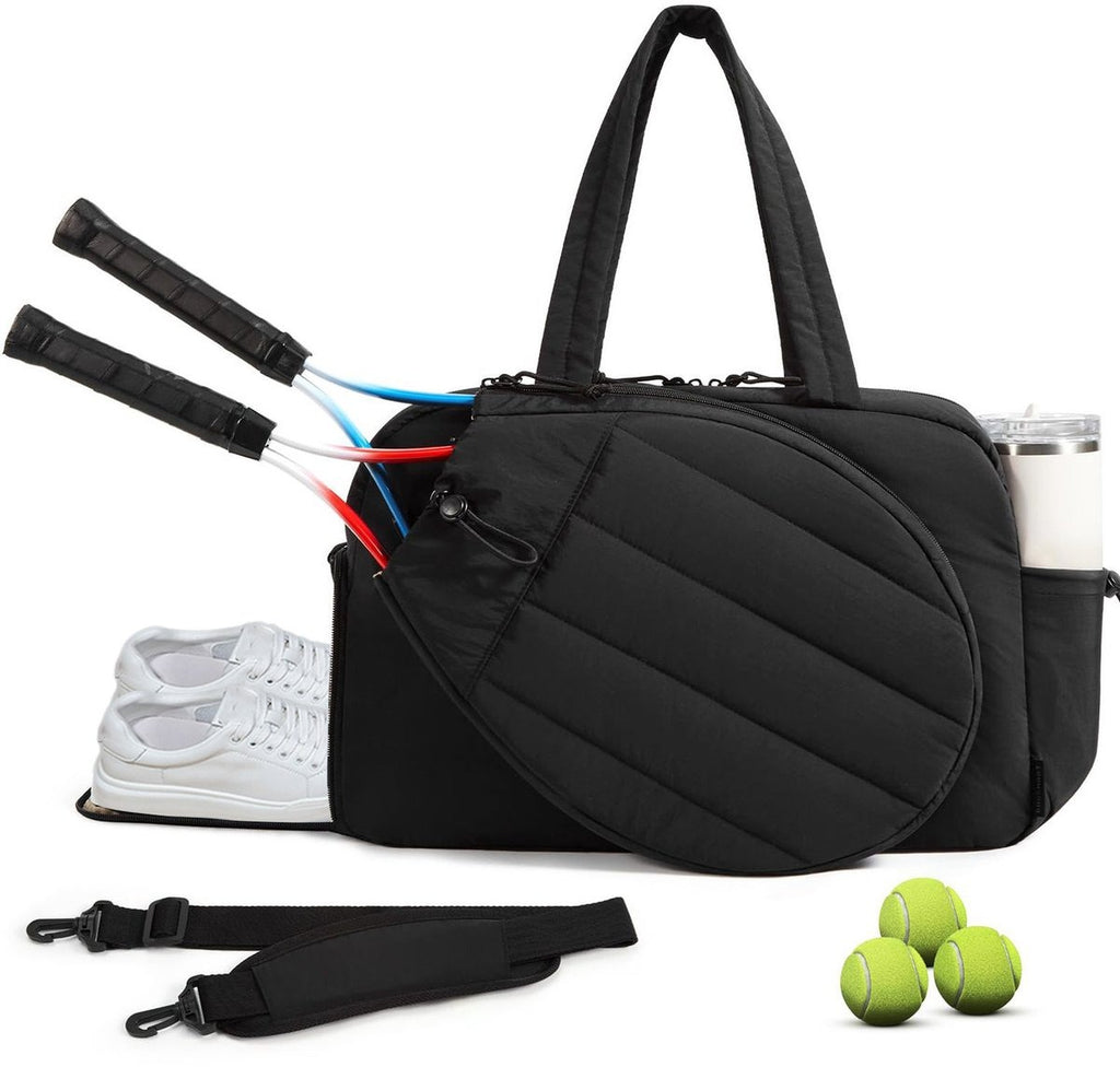 42L Tennis & Padel Sports Bag – Waterproof Multi-Compartment Gym Travel Bag with Shoe Pocket 🎾