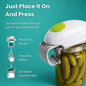 EffortEase – Automatic One-Touch Jar Opening Device