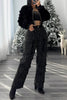 Midnight Shine | Rhinestone Streetwear Jeans