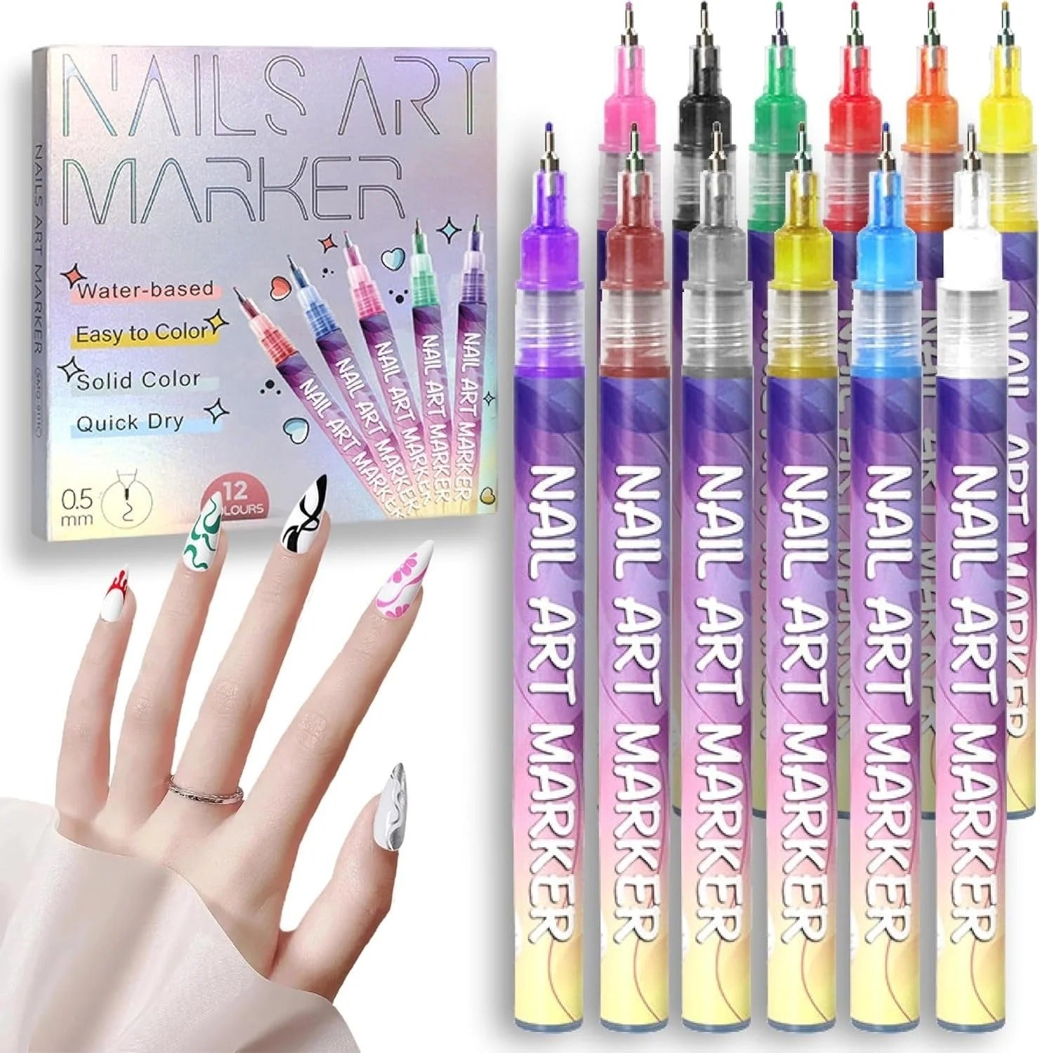 ChromaTips – Vibrant Nail Art Pen Set