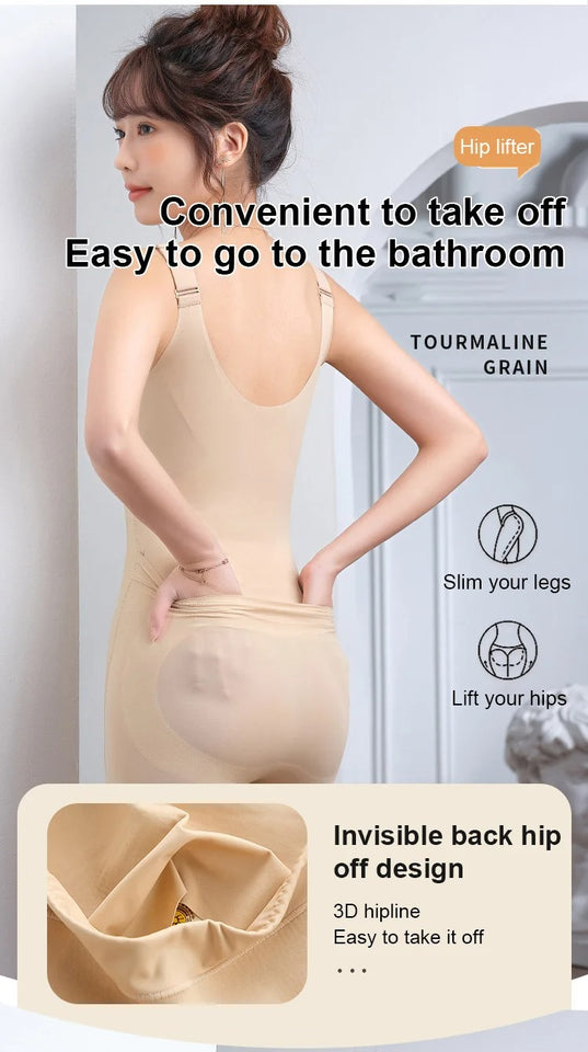 CurveLuxe – Seamless Women's Bodysuit