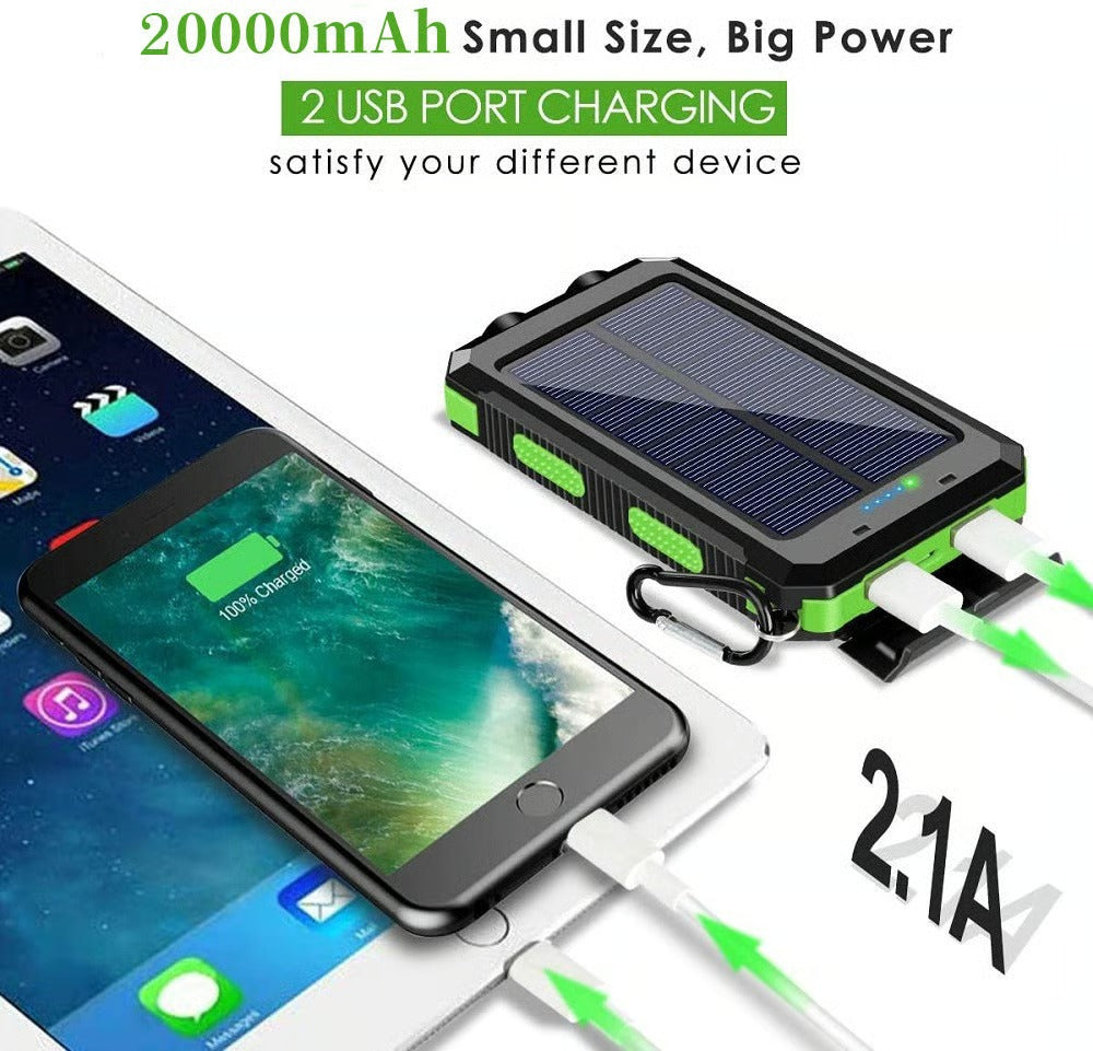 VoltSurge – Rugged Solar Power Bank