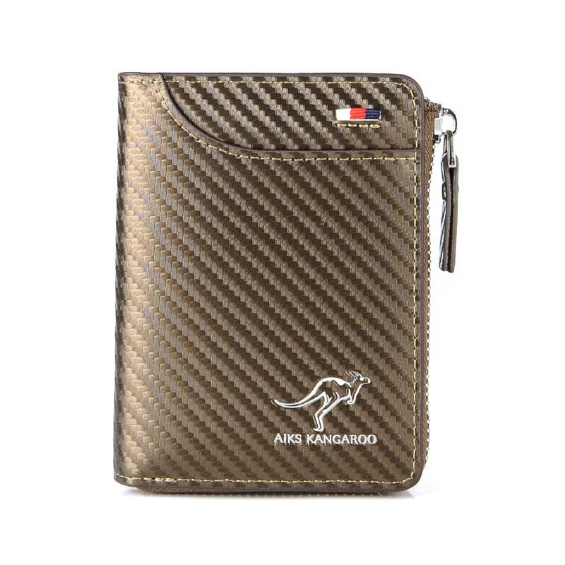 GripLux – Secure Zipper Wallet for Men