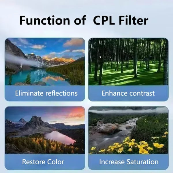 ClearView – 52mm Polarized Smartphone Camera Lens