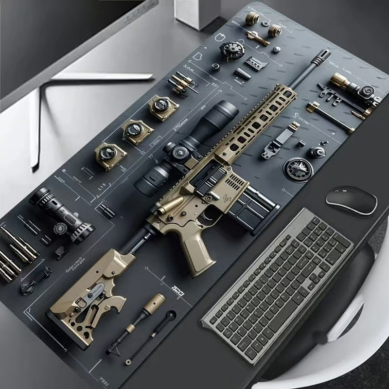 TactiMat – Military Weapon Build Gaming Desk Pad